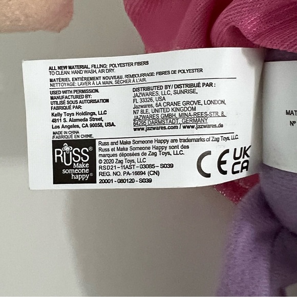 Cuddle & Co Russ Baby Doll Plush - Picture 4 of 7